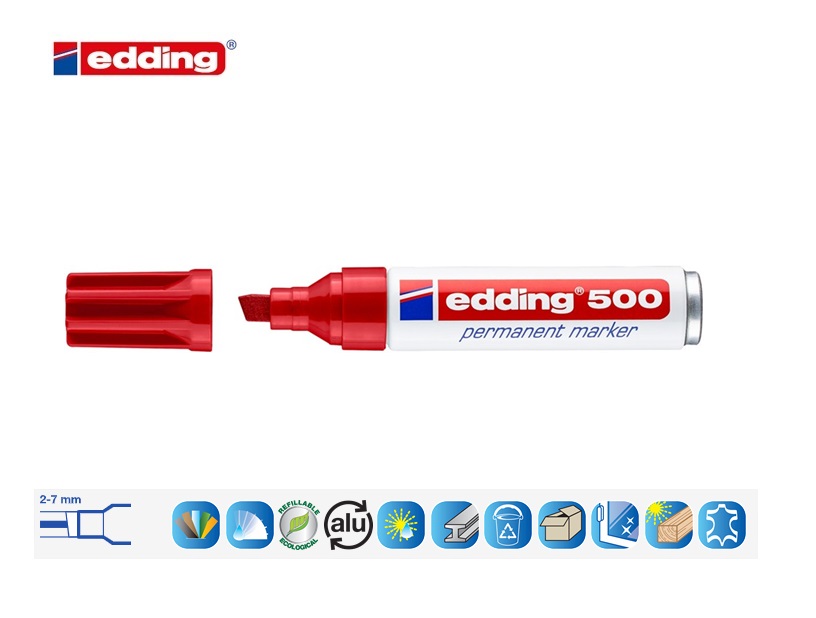 Edding 500 permanent marker set van 10 assorti | DKMTools - DKM Tools