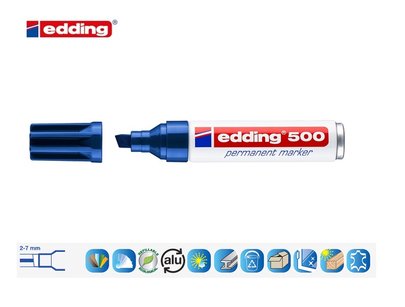 Edding 500 permanent marker rood | DKMTools - DKM Tools