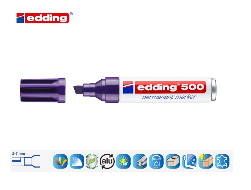 Edding 500 permanent marker violet