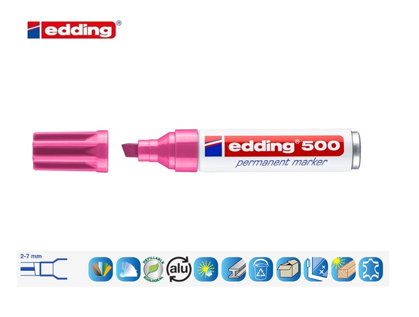 Edding 500 permanent marker roze