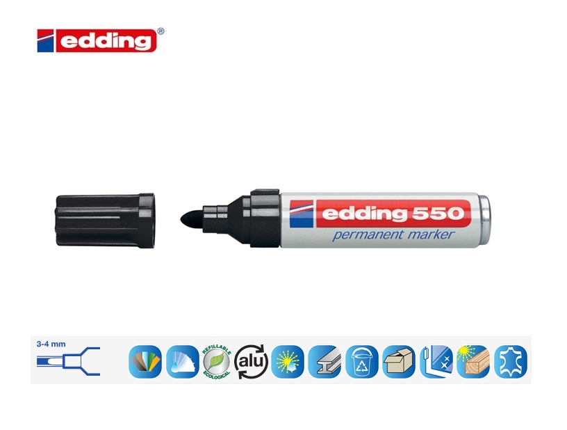 Edding 550 permanent marker zwart