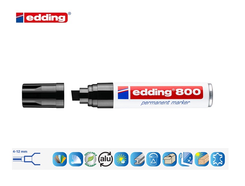 Edding 800 permanent marker rood | DKMTools - DKM Tools
