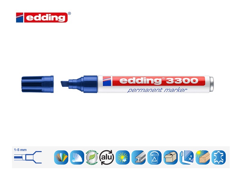 Edding 3300 permanent marker blauw