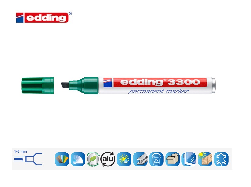 Edding 3300 permanent marker groen