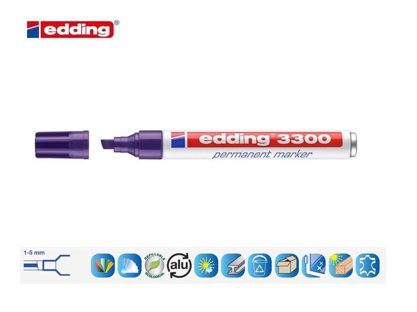 Edding 3300 permanent marker violet