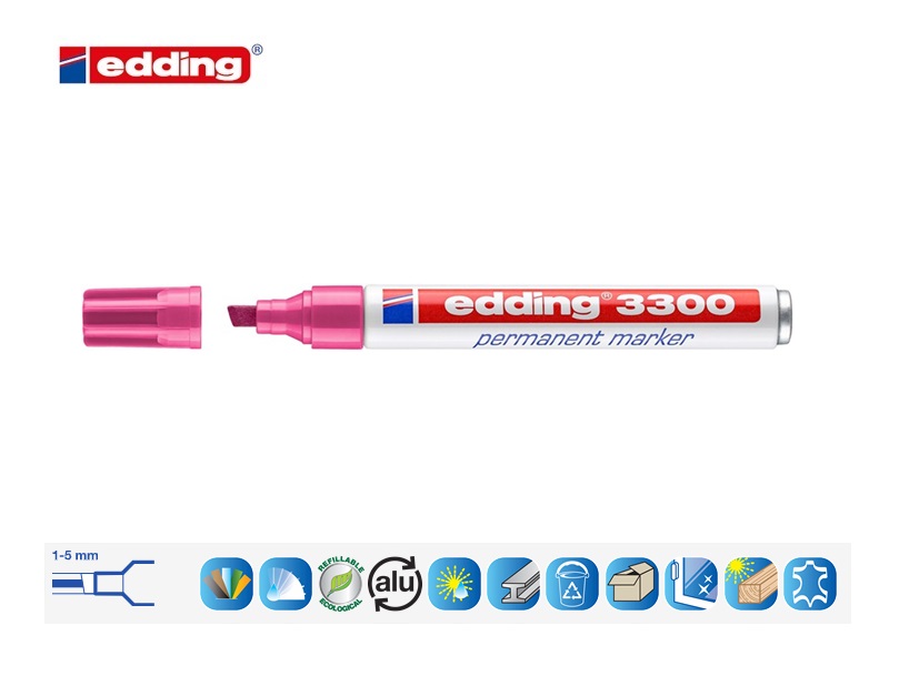 Edding 3300 permanent marker roze