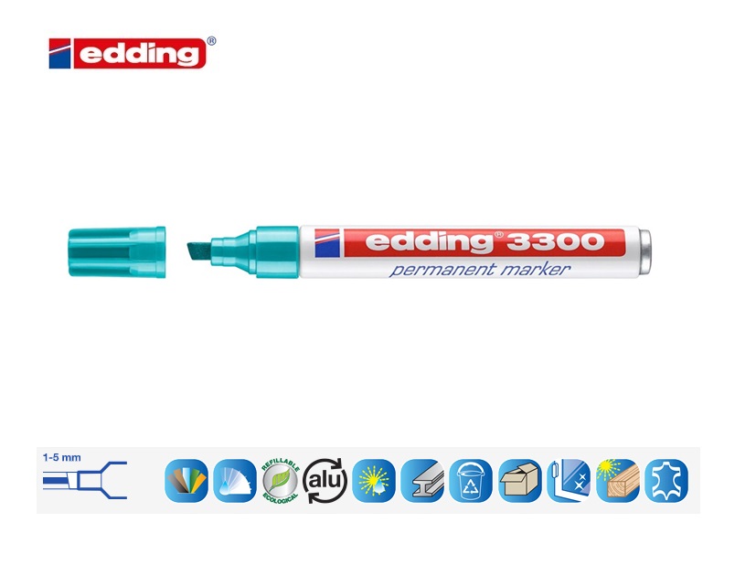 Edding 3300 permanent marker turquoise