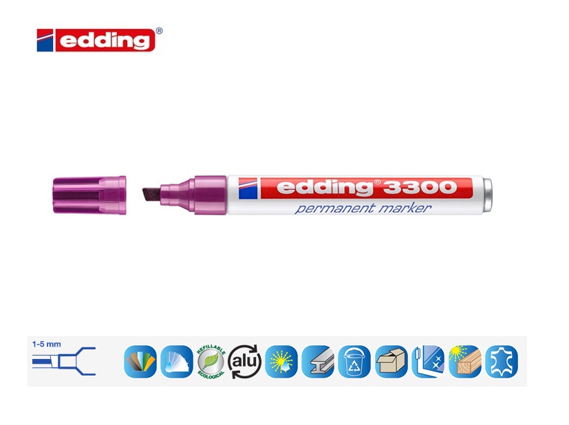 Edding 3300 permanent marker rood-violet