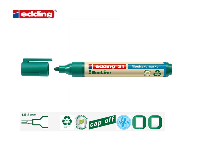 Edding 31 EcoLine flipchart marker groen