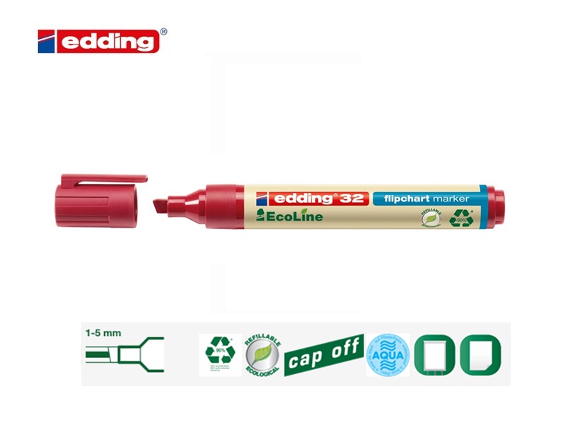 Edding 32 EcoLine flipchart marker set van 4 assorti | DKMTools - DKM Tools
