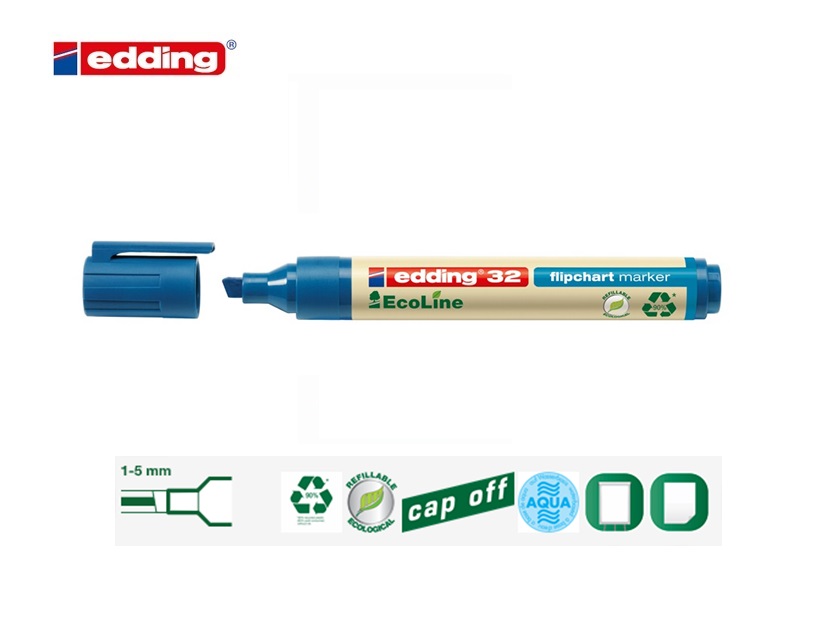 Edding 32 EcoLine flipchart marker set van 4 assorti | DKMTools - DKM Tools