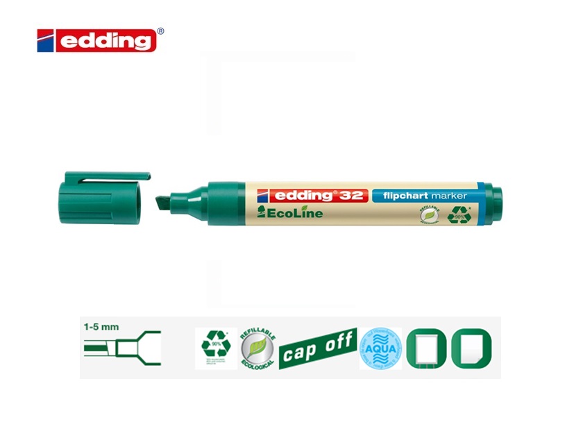 Edding 32 EcoLine flipchart marker groen