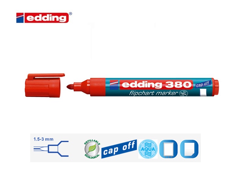 Edding 380 flipchart marker rood