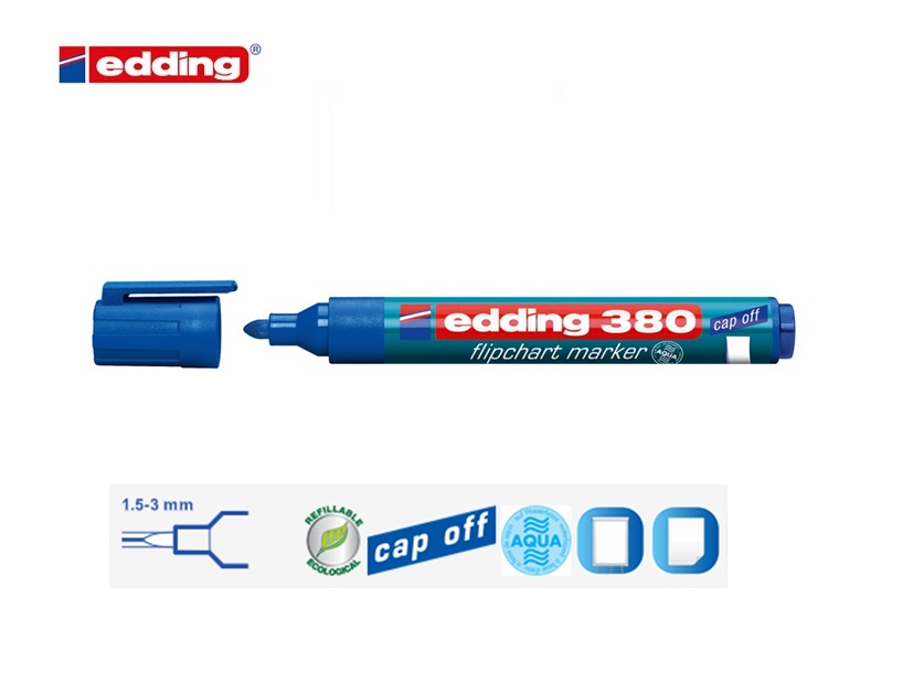 Edding 380 flipchart marker blauw