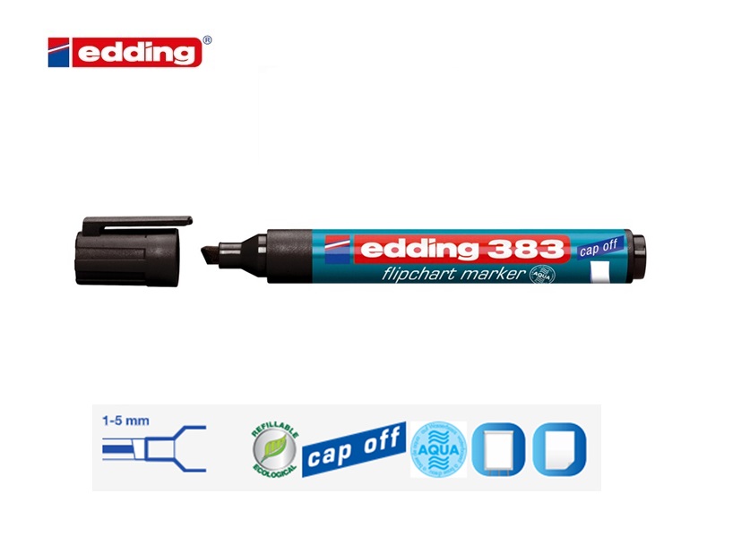 Edding 383 flipchart marker zwart