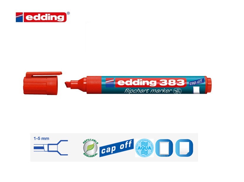 Edding 383 flipchart marker rood