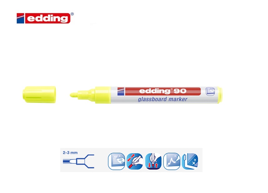 Edding 90 glassboard marker lichtblauw | DKMTools - DKM Tools