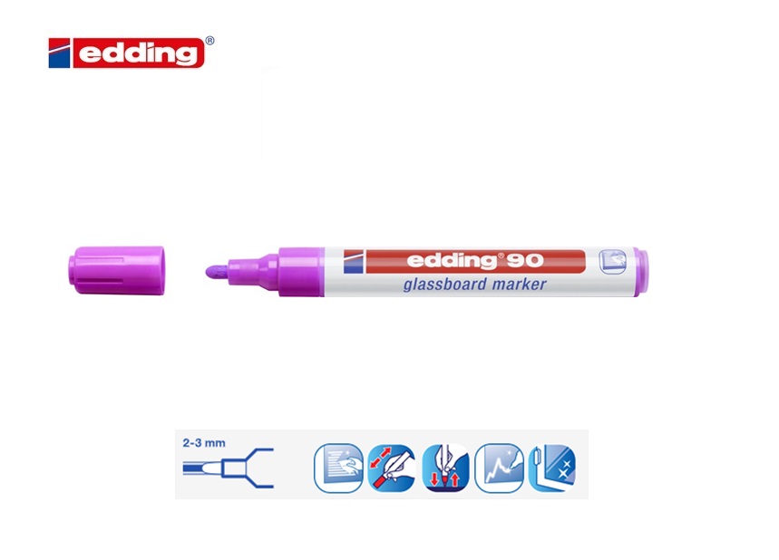 Edding 90 glassboard marker violet