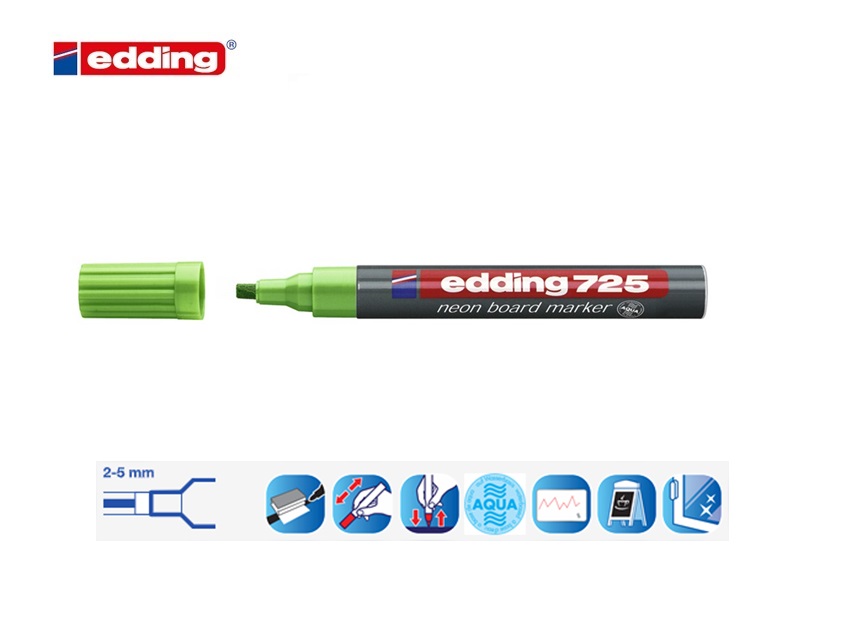 Edding 725 neon board marker wit | DKMTools - DKM Tools