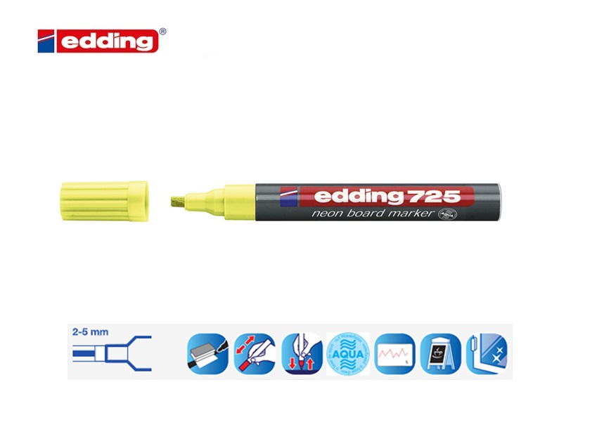 Edding 725 neon board marker wit | DKMTools - DKM Tools