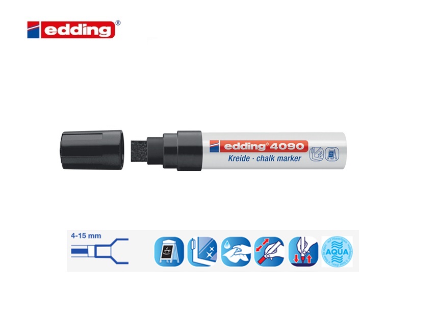 Edding 4090 krijtmarker zwart