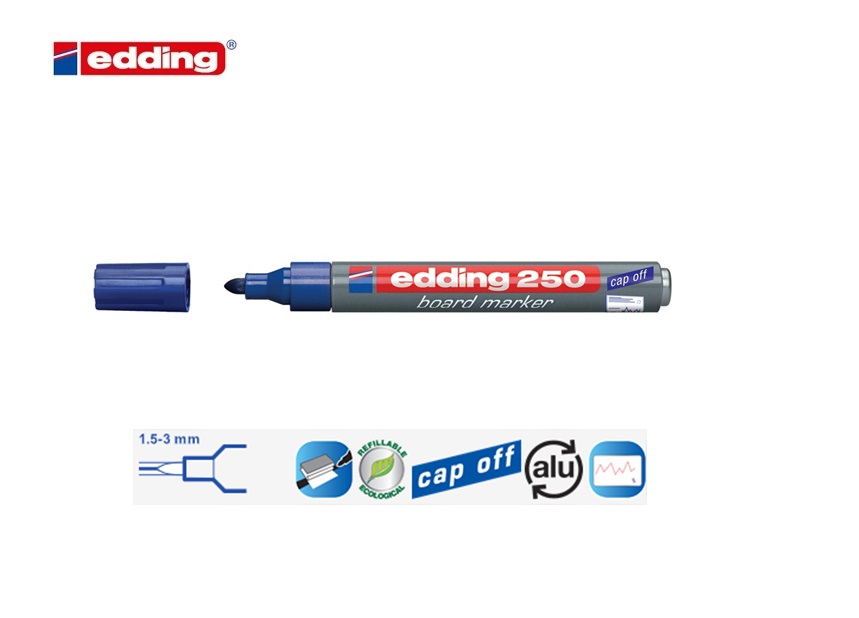 Edding 250 whiteboard marker blauw