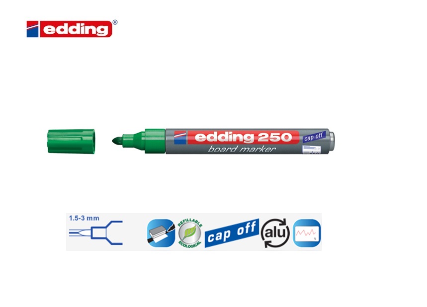 Edding 250 whiteboard marker groen