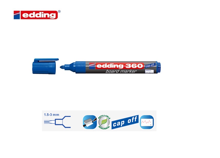 Edding 360 whiteboard marker blauw