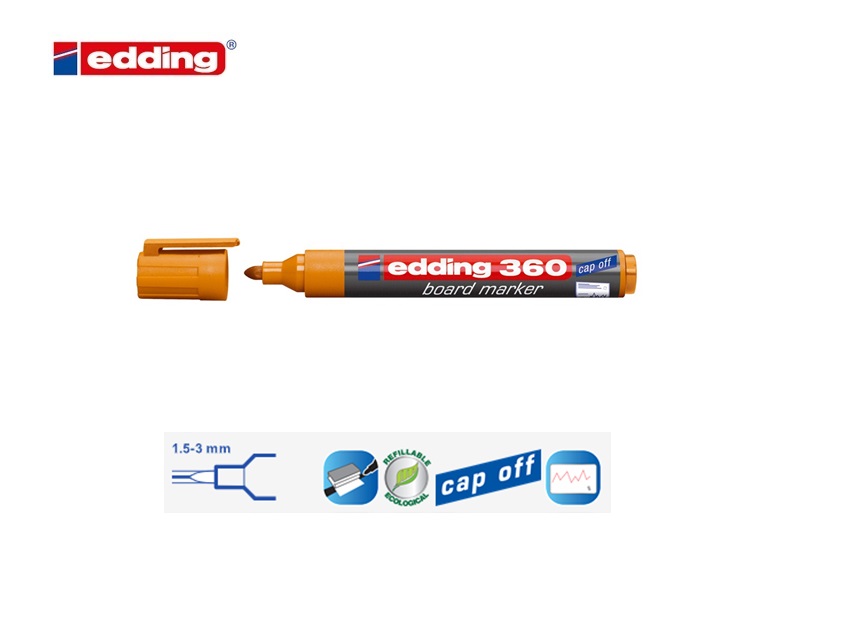 Edding 360 whiteboard marker oranje