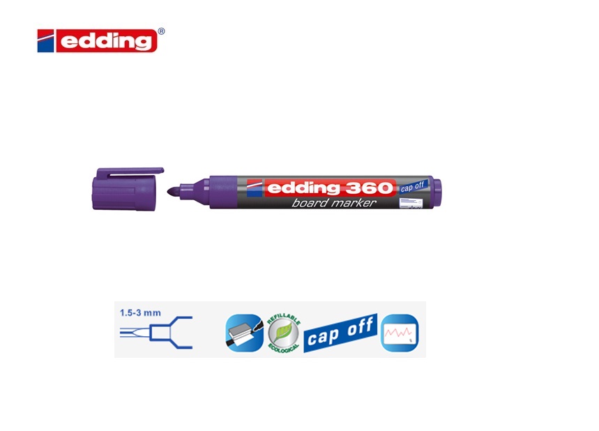 Edding 360 whiteboard marker violet