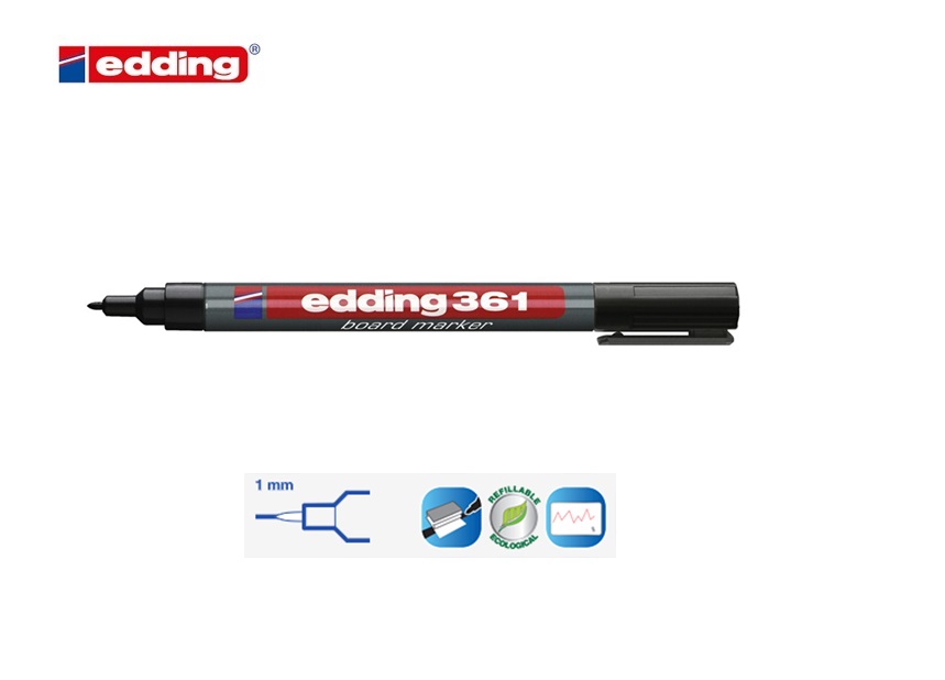 Edding 361 whiteboard marker zwart