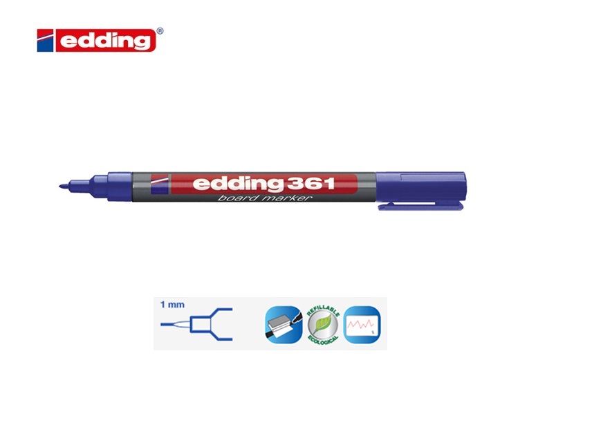 Edding 361 whiteboard marker set van 4 assorti | DKMTools - DKM Tools