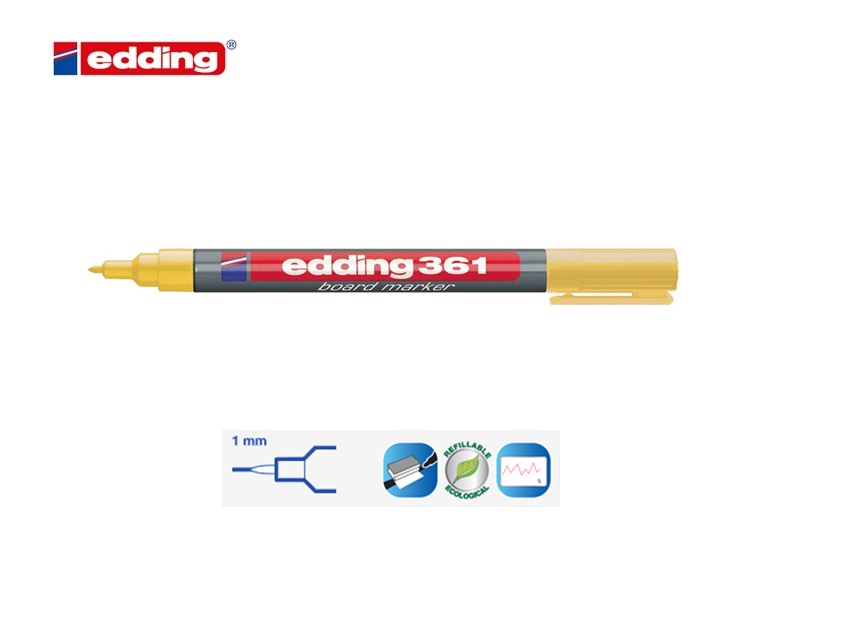 Edding 361 whiteboard marker geel