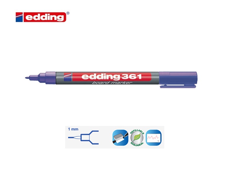 Edding 361 whiteboard marker violet