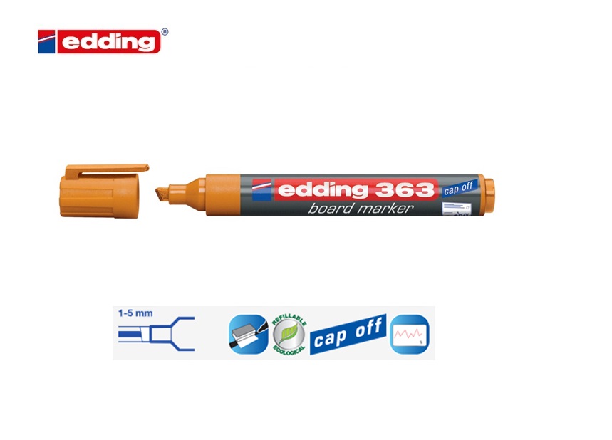 Edding 363 whiteboard marker oranje