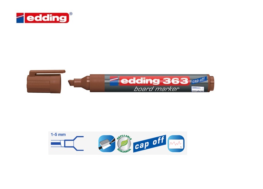 Edding 363 whiteboard marker bruin