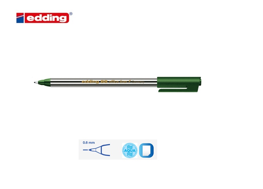 Edding 88 office liner F groen