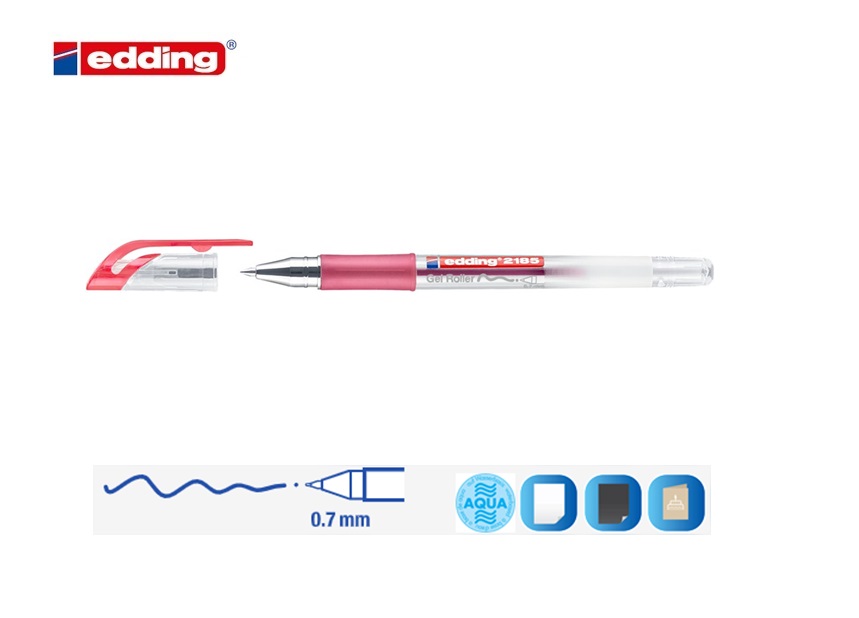 Edding 2185 gelroller rood