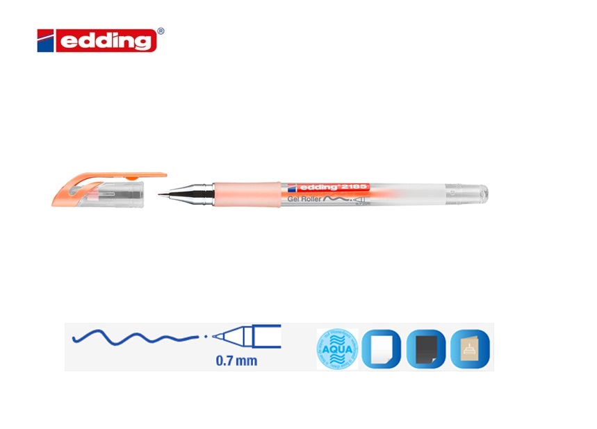 Edding 2185 gelroller pasteloranje