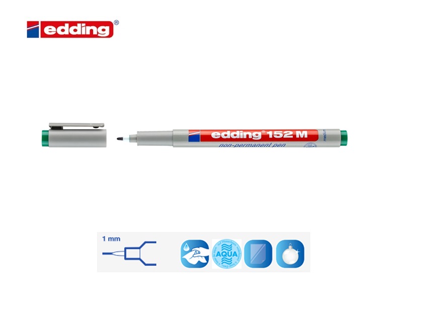 Edding 152 M non-permanent pen groen