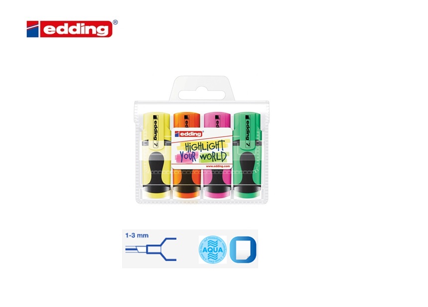 Edding 7 mini highlighter neonoranje | DKMTools - DKM Tools