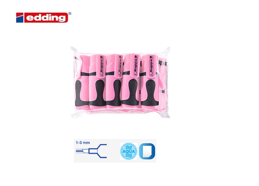 Edding 7 mini in pastelkleuren pastelroze