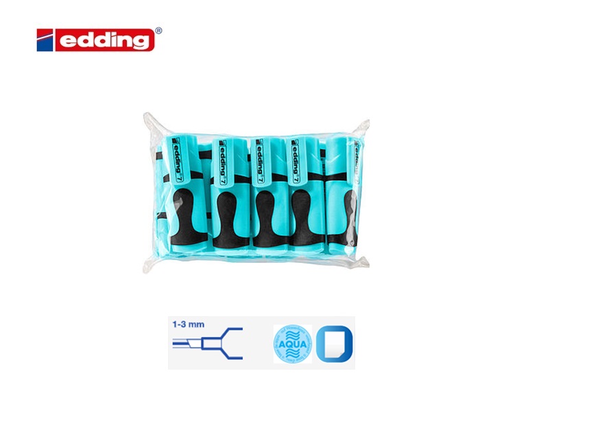 Edding 7 mini in pastelkleuren pastelblauw