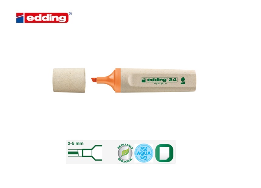 Edding 24 EcoLine highlighter set van 4 assorti | DKMTools - DKM Tools