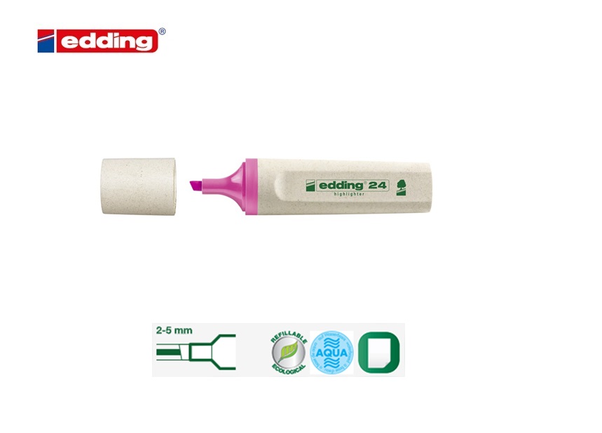 Edding 24 EcoLine highlighter set van 4 assorti | DKMTools - DKM Tools