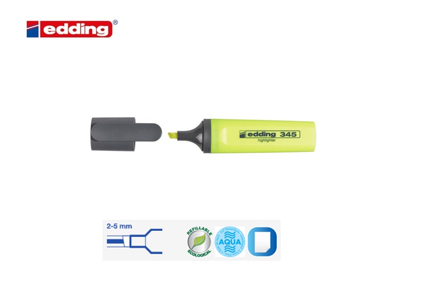 Edding 345 highlighter set van 4 assorti | DKMTools - DKM Tools