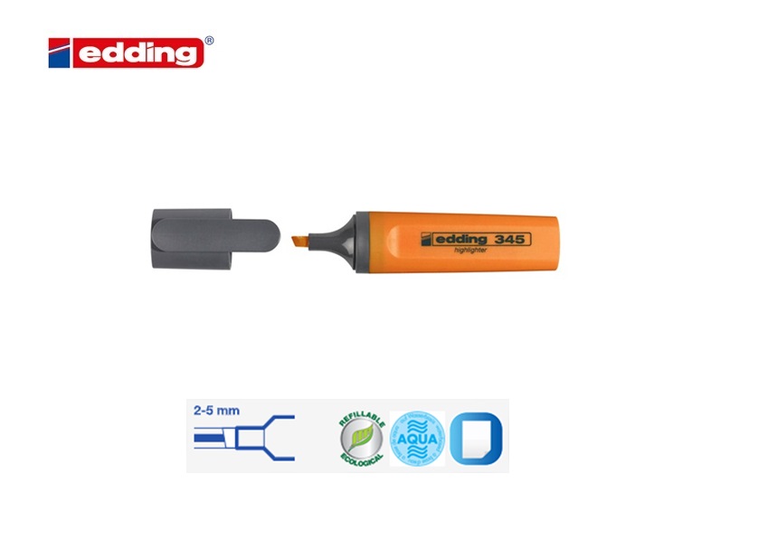 Edding 345 highlighter oranje