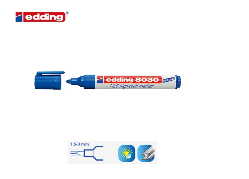 Edding 8030 NLS hightech marker rood | DKMTools - DKM Tools