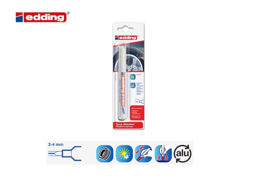 Edding 8050 bandenmarker wit | DKMTools - DKM Tools