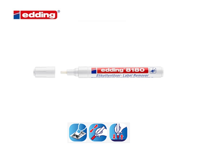 Edding 8180 stickerverwijderaar blister van 1